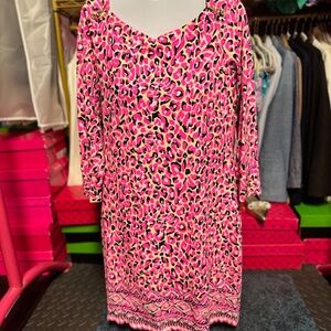 Lilly Pulitzer Sophie Dress - Pink Topaz My Favorite Spot (Size XS)